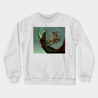 Elf Dragon Crewneck Sweatshirt